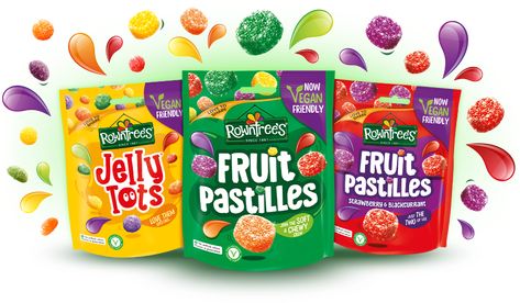 Vegan Range Jelly Packaging, Fruit Pastilles, Jelly Tots, Fruit Love, Fruit Candy, Mango Sorbet, Candy Packaging, New Fruit, Fruit Jelly