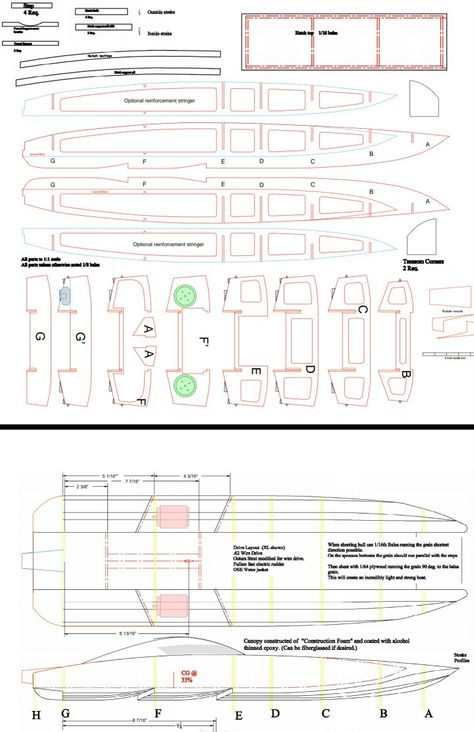 Modified print from previous drawings. Hydroplane Boats, Rc Boats Models, Rc Boats Plans, Mobil Rc, Free Boat Plans, Model Boat Plans, Wood Boat Plans, Plywood Boat Plans, Power Catamaran