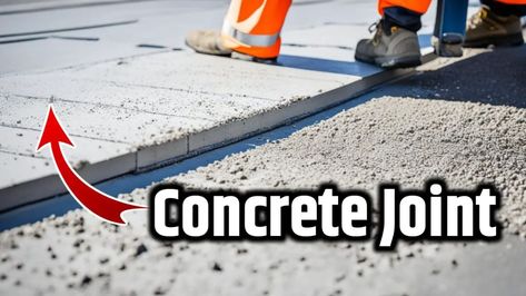 Explore the vital roles and types of Concrete Joints in construction, from expansion to isolation, ensuring structural integrity and aesthetics. Types Of Concrete, In Construction, The Expanse, Technology