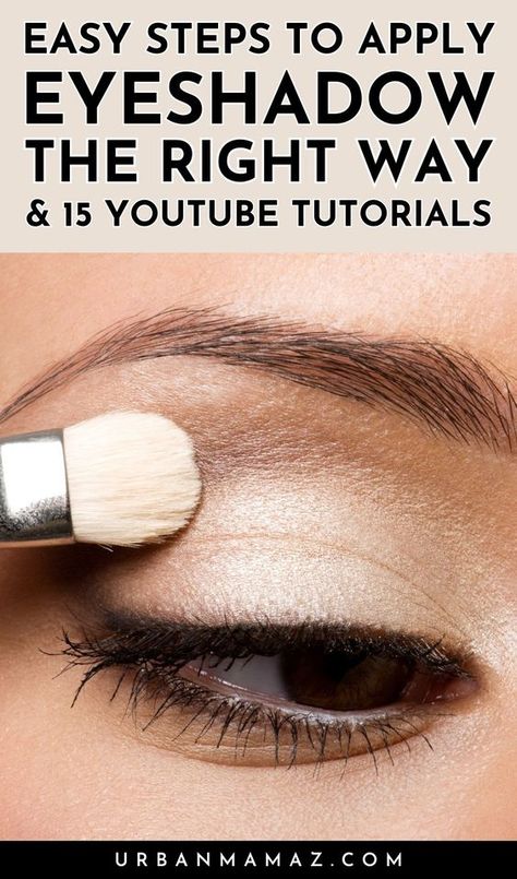 Looking for easy steps to apply eyeshadow the right way? Check out these 15 best YouTube tutorials on how to apply eyeshadow properly. How To Do Smoky Eye Makeup Step By Step, Eye Shadowing Tutorial For Beginners, How To Put On Eyeshadow, Eye Shadow Tutorial Step By Step, Eye Shadowing, Smoky Eyeshadow Tutorial, Eye Shadowing Tutorial, Best Eyeshadow For Brown Eyes, Simple Eyeshadow Looks