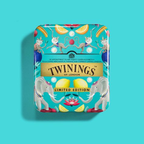 Twinings Limited Edition • Smith Lumen Twinings Tea, Heart Brand, Tea Bag Holder, Fox Hunting, Colorful Plants, Tea Rituals, British Artist, Design Thinking, Wonders Of The World