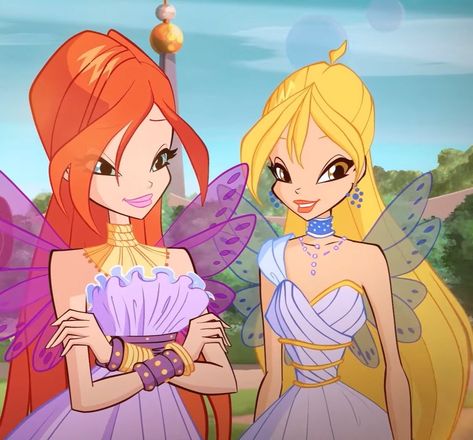 Winx Club Stella And Bloom Winx Club, Bloom And Stella Winx Club, Fire Guardian, Bloom And Stella, Winks Club, Bloom And Sky, Bloom Stella, Winx Club Stella, Winx Bloom