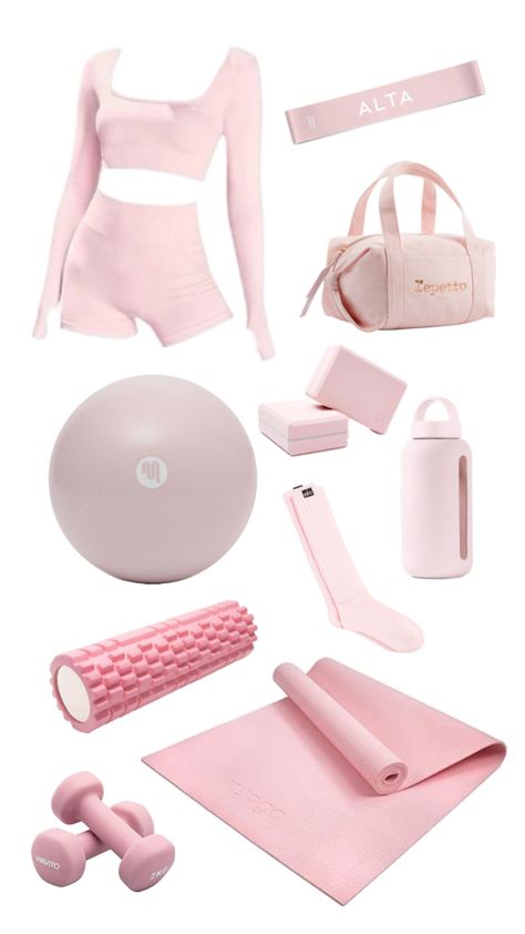 Pilates Starter Pack, Pilates Set, Pilates Accessories, Cute Gym Outfits, Birthday Wishlist, Clean Girl, Future Life, Lose Belly, Pink Aesthetic