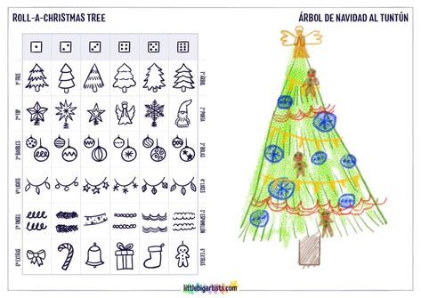 Roll a Christmas Tree Drawing Activity Roll A Dice Drawing Games Art, Roll Dice Drawing Game, Roll A Tree Dice Game, Roll A Christmas Tree Dice Game, How To Draw Dice, Dice Drawing Games, Roll A Dice Drawing Games, Roll And Draw Free Printables, Christmas Drawing Game