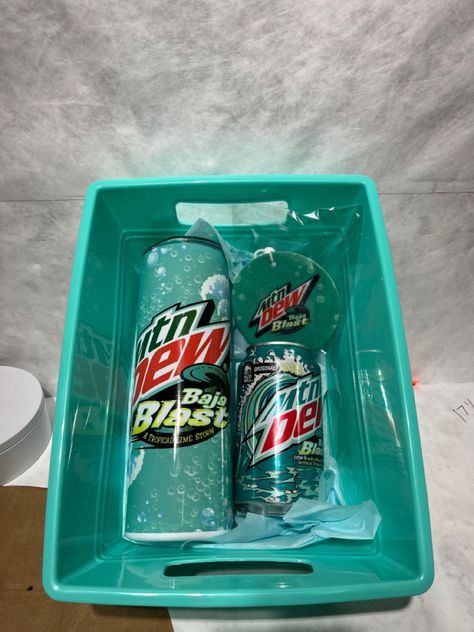 Mtn Dew Baja Blast Gift Set Baja Blast Aesthetic, Baha Blast, Mtn Dew Baja Blast, Baja Blast, Mtn Dew, Alt Outfits, Food Babe, Older Brother, Mountain Dew