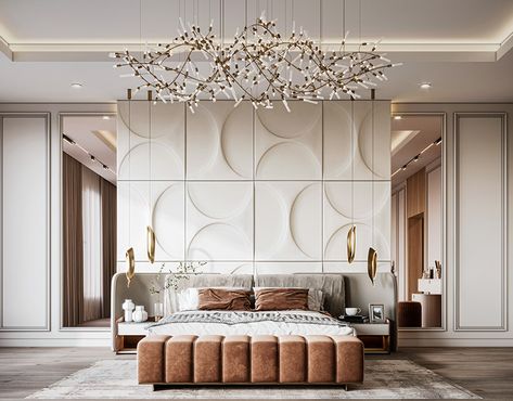 Dubai Bedroom Interior Design, Luxurious Bedrooms Master, Classical Bedroom, Bedroom Behance, Simple Bed Designs, Bedroom Interior Design Luxury, Modern Luxury Bedroom, Luxury Bedroom Design, Bed Design Modern