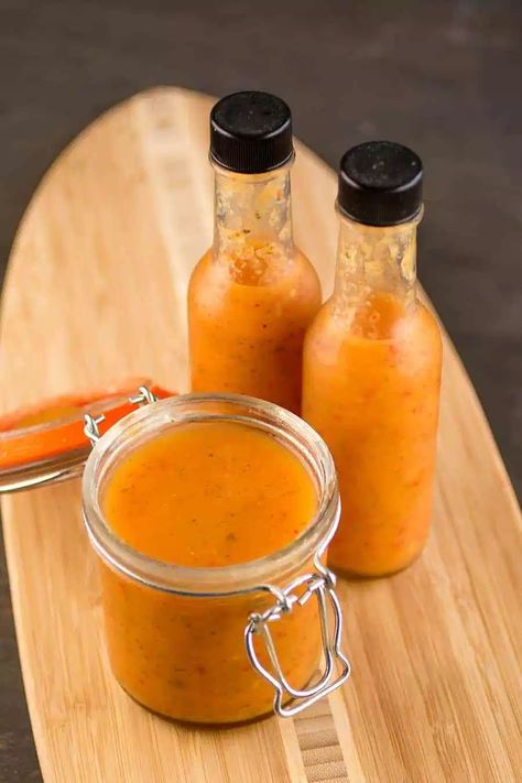 Pineapple-Mango Ghost Pepper Hot Sauce Recipe - Chili Pepper Madness Ghost Pepper Hot Sauce Recipe, Ghost Pepper Hot Sauce, Hot Pepper Recipes, Hot Sauce Recipe, Chili Pepper Recipes, Homemade Hot Sauce, Ghost Pepper, Hot Sauce Recipes, Marinade Sauce