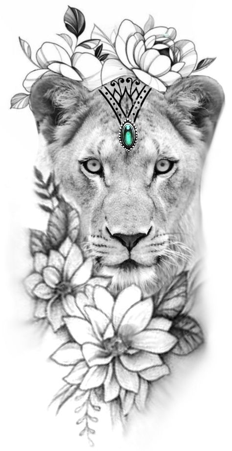 230+ Lioness Tattoo Ideas and Designs (2023) - TattoosBoyGirl Female Lion Sleeve Tattoo, Lioness Queen Tattoo, Female Lion Tattoo For Women Sleeve, Lion Female Tattoo, Lioness Drawing Tattoo Ideas, Lion Leg Tattoo Female, Female Lion Tattoo For Women, Lioness Tattoo For Women, Lion Tattoo Design Feminine