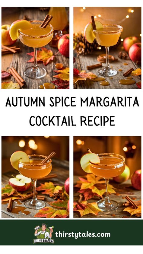 "Discover the perfect blend of flavors with our Autumn Spice Margarita Cocktail Recipe! This seasonal spiced margarita combines the warmth of fall spices with the classic margarita, creating an irresistible Autumn Margarita with Spices. Ideal for cozy gatherings, our Autumn-Inspired Margarita is a must-try this season. Enjoy the rich taste of our Spiced Fall Margarita and elevate your cocktail game with this delicious Fall Spice Margarita Recipe!" Fall Margarita, Tequila Punch, Tequila Drinks Recipes, Fall Drink, Fall Cocktails Recipes, Unique Thanksgiving, Tequila Drinks, Classic Margarita, Margarita Cocktail