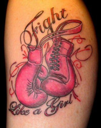 Bc Tattoo, Survivor Tattoos, Boxing Gloves Tattoo, Pink Ribbon Tattoos, Survivor Tattoo, Mastectomy Tattoo, Awareness Tattoo, Tattoos To Cover Scars, Ribbon Tattoos