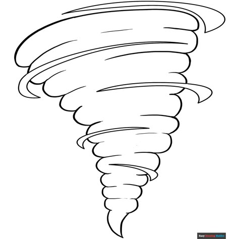 Free Tornado Coloring Page for Kids Tornado Coloring Page, Tornado Craft, Tornado Painting, Tornado Drawing, Weather Coloring Pages, Umbrella Coloring Page, Easy Drawing Ideas For Beginners, Tornado Pictures, Drawing Ideas For Beginners