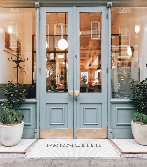 Brick Commercial Building Exterior, French Store Fronts, French Boutique Interior, Storefront Design Boutique, London Cafe Aesthetic, London Mosaic, Mosaic Sign, Parisian Store, French Boutique