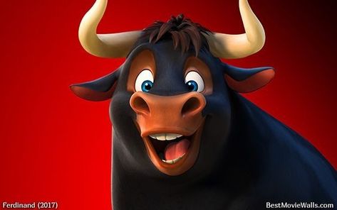 Cartoon Bull, The Story Of Ferdinand, Ferdinand The Bulls, Blue Sky Studios, Images Disney, Flower Festival, Animation Movie, Movie Wallpapers, Disney Wallpaper