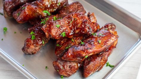 Easy Boneless Country Style Pork Ribs (Oven Baked To Tasty Perfection) Oven Baked Pork Loin, Boneless Pork Ribs Crockpot, Best Pork Ribs Recipe, Boneless Ribs Recipe, Loin Back Ribs, Country Style Ribs Recipe, Boneless Country Style Ribs, Boneless Country Style Pork Ribs, Pork Loin Back Ribs