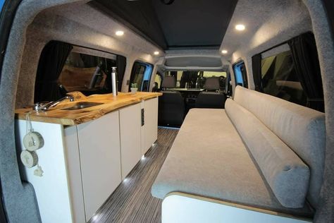 Van Interior Ideas, Vw Conversions, Small Camper Vans, Campervans For Sale, Vw Caddy Maxi, Caddy Van, Campervan Ideas, Caddy Maxi, Campervan Hire