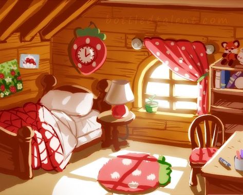 Strawberrycore Aesthetic, Strawberry Things, Strawberry Shortcake Cartoon, Strawberry Decorations, Poses References, Kawaii Art, Strawberry Shortcake, Teddy Bears, Pretty Art