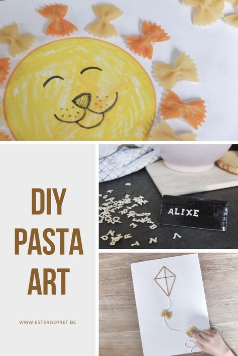 Toffe DIY Pasta Art Diy Pasta, Pasta Art, Disney Diy, Craft Inspiration, Hen, Diy And Crafts, Blogger, Pasta, Reading