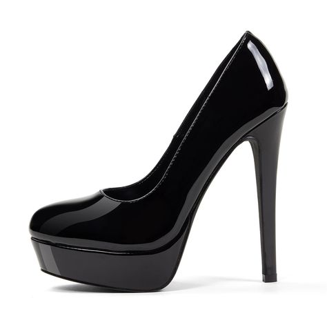 Prom Shoes Black, Womens High Heels Stilettos, Office Heels, High Heels For Women, Stilettos Heels, Platform Pumps Heels, Black Platform Heels, Prom Heels, Black Pumps Heels