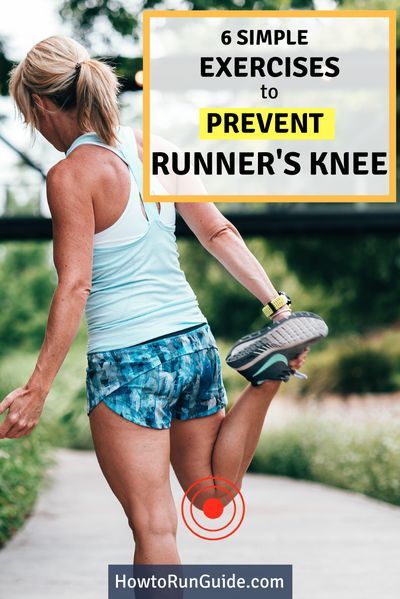 Runners Knee Exercises, Runners Knee Pain, Knee Strengthening Exercises, Runners Knee, How To Strengthen Knees, Strength Training For Runners, Knee Pain Exercises, Running Injuries, Knee Stretches