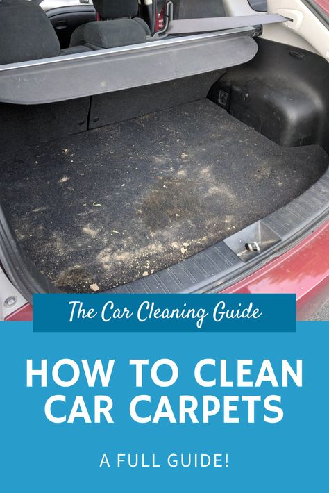 Seats and upholstery in your car become dirty very quickly. This guide will show you have to clean car carpets and upholstery to make them looking brand new! Clean Car Seats Stains, Clean Cloth Car Seats, How To Clean Car, Car Upholstery Cleaner, Cleaning Car Upholstery, Diy Carpet Cleaning, Diy Car Cleaning, Clean Car Seats, Car Carpet Cleaner