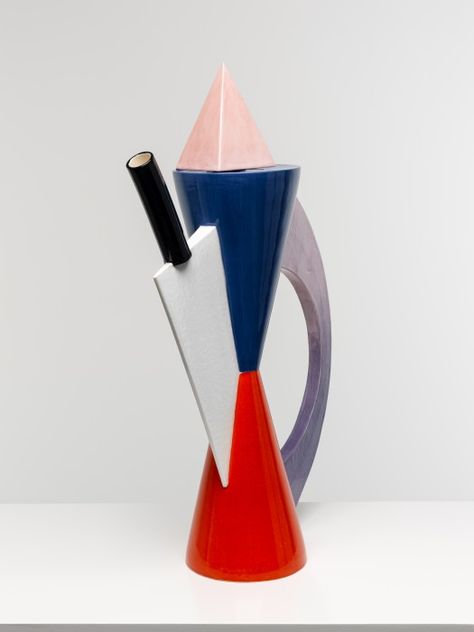 Peter Shire Peter Shire, Memphis Group, Nathalie Du Pasquier, Playful Art, Household Objects, 80s Design, 1980s Design, Pottery Pot, Contemporary Art Daily