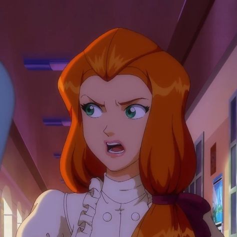 TS the movie // I put the link here for you to watch // check out my board for more! Totally Spies, Green Eyes, Red Hair, Purple, Green, Red, Hair, Blue, Instagram