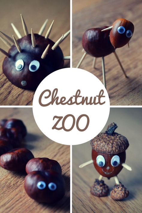 Chestnut ZOO: Fall Crafts | Multicultural Kid Blogs (scheduled via http://www.tailwindapp.com?utm_source=pinterest&utm_medium=twpin&utm_content=post13879376&utm_campaign=scheduler_attribution) Conkers Craft, Windsock Craft, Acorn Crafts, Fun Fall Crafts, Easy Fall Crafts, Fall Craft, Fall Crafts For Kids, Autumn Crafts, Fall Kids