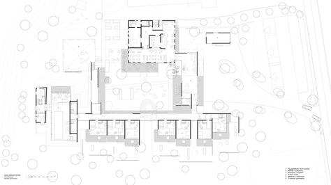 Image 26 of 26 from gallery of Hotel Wiesergut / Gogl Architekten. Detail Mountain Hotel Architecture, Float House, Pitsou Kedem, Hotel Floor Plan, Mountain Hotel, Piscina Interior, Hotel Floor, Property Design, Boat House