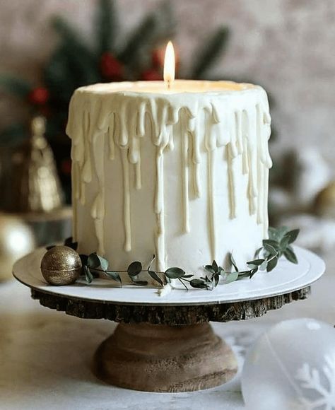 Winter Cake, Animal Cakes, Classic Cake, Birthday Cake With Candles, Cake Videos, Candle Cake, Holiday Cakes, Floral Cake, Drip Cakes