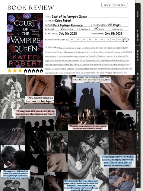 The Court Of The Vampire Queen, Court Of The Vampire Queen Book, Court Of The Vampire Queen, Dark Romance Novels, Book Review Journal, Books Romance Novels, Book Collage, Dark Books, Between Two Worlds