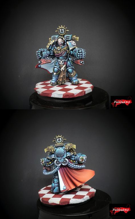 Marneus Calgar Conversion Marneus Calgar Conversion, Marneus Calgar, 40k Ultramarines, Band Artwork, 40k Models, Warhammer 40k Figures, 40k Artwork, 40k Miniatures, Warhammer 40k Artwork