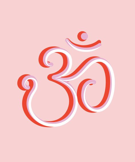 Why "Om" Is More Than Something You Say At The End Of Yoga Class #refinery29 Om Meaning, Om Pictures, Fashion Logo Inspiration, Om Symbol Art, Vision Board Themes, Yoga Symbols, Om Yoga, Yoga Inspo, Yoga Logo