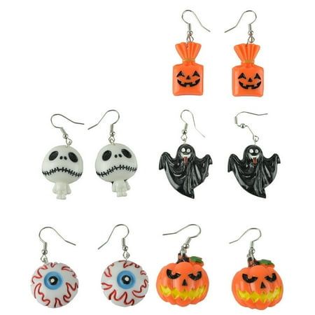 1. The package includes: 5 different styles of earrings, including white imp + black ghost + pumpkin + pumpkin candy + eyeballs. 3. Diverse styles: 5 pairs of pendant earrings are designed with different shapes, including the shapes of white imp + black ghost + pumpkin + pumpkin candy + eyeballs, to meet and meet your dressing needs 2.Material: These halloween pendant earrings are made of plastic, safe material. It is lightweight and easy to carry and wear 5.Also the gift for sisters, kids, moth Halloween Party Accessories, Candy Eyeballs, Black Ghost, Halloween Pendant, Ghost Earrings, Pumpkin Candy, Pumpkin Pumpkin, Halloween Party Supplies, Ghost Pumpkin