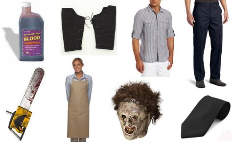 Leatherface Costume | DIY Guides for Cosplay & Halloween Diy Leatherface Mask, Leather Face Costume, Meat For Bbq, Leatherface Costume, Leatherface Mask, Ed Gein, Lady Sybil, Halloween Coustumes, Holloween Costume