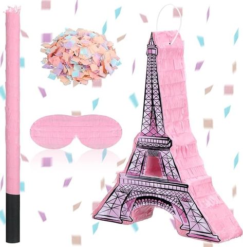 Amazon.com: Vertintong Paris Themed 3D Decoration for Birthday Party with Stick Blindfold Mask Confetti Paris Themed Party Supplies Eiffel Tower Decor for Birthday Baby Shower Mexican Decorations Girl : Toys & Games Paris Themed Party, Eiffel Tower Decor, Mexican Decorations, Decoration For Birthday Party, Eiffel Tower Decorations, Decor For Birthday, Paris Theme Party, Paris Birthday, Paris Themed