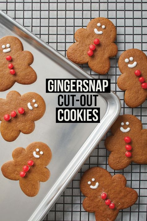 Gingerbread man cookies Ginger Snap Cookies Recipe, Ginger Snaps Recipe, Spice Sugar Cookies, Winter Snack, Cut Out Cookie Recipe, Man Cookies, Ginger Snap Cookies, Ginger Snap, Special Desserts