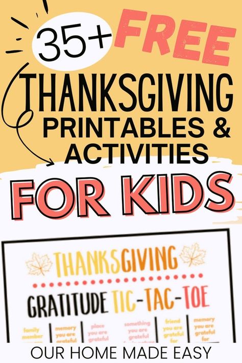 Looking to entertain your little ones this Thanksgiving? Look no further! We've rounded up an amazing collection of 35+ free Thanksgiving kids printables and activities that will keep them entertained and happy. From coloring pages to games, there's something for everyone at your Thanksgiving table. Printable Thanksgiving Activities, Thanksgiving Activity Sheets, Free Thanksgiving Coloring Pages, Thanksgiving Word Search, Table Activities, Free Printable Thanksgiving, Thanksgiving Bingo, Thanksgiving Worksheets, Thanksgiving Writing