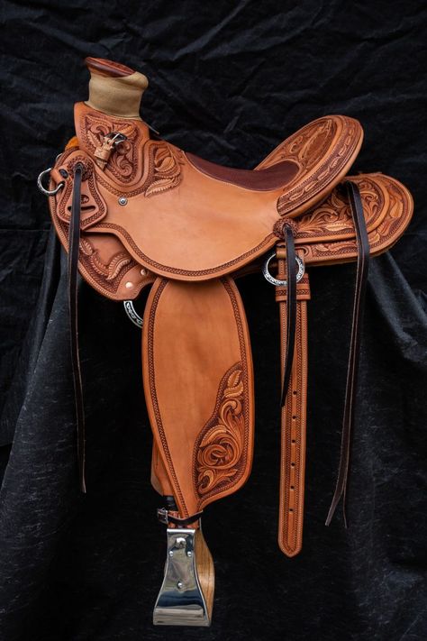 Western Tree, Saddle Tooling, Saddle Making, Wade Saddles, Cowboy Lifestyle, Saddles For Sale, Horse Collection, Roping Saddles, Cattle Brands