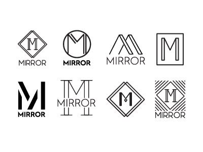 Mirror Brand Logos by Janise Harris on Dribbble Mirror Logo, Camera Logo, Beauty Mirror, Brand Logos, Magic Mirror, Buick Logo, Branding Design Logo, Visual Design, School Projects