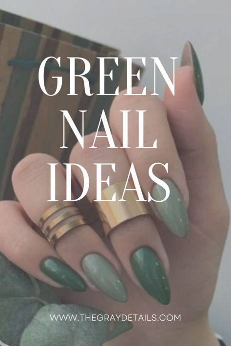 Green Nails, Kelly Green Nails, green nail ideas, spring nail ideas, emerald green nails, light green nails, Mint Green Nails White Green Ombre Nails, Elegant Green Nails Classy, Multi Color Green Nails, Nude Nails With Green Design, Sage Colored Nails, Gradient Green Nails, Manicure Ideas Green, Shades Of Green Nails Ideas, Muted Green Nails