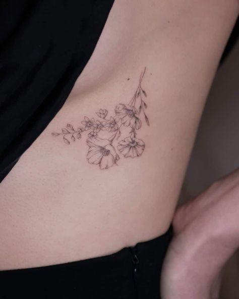 Micro Flower tattoos Micro Realism Tattoo Design, Realism Tattoo Design, Micro Realism Tattoo, Micro Realism, Small Flower Tattoos, Realism Tattoo, Flower Tattoos, Small Flowers, Tattoo Design