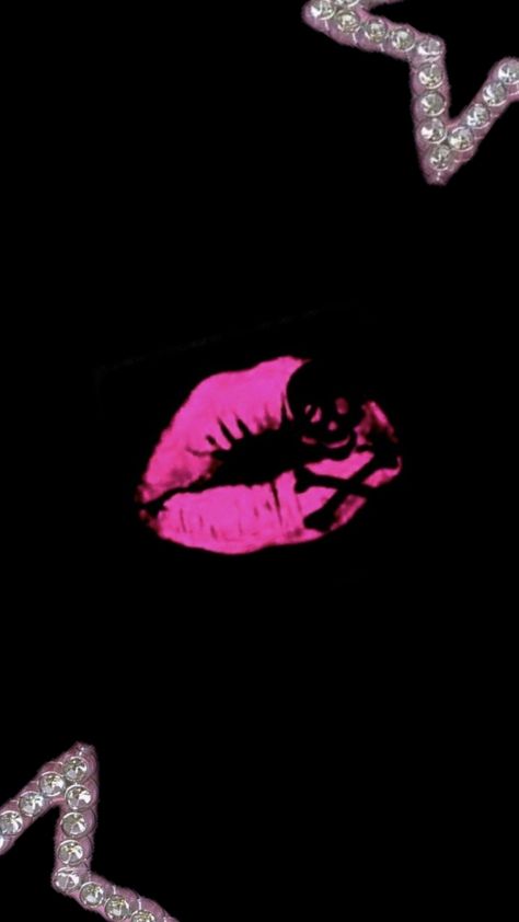 #skull #grunge #black #stars #lipstick #pink #makeup #wallpaper #y2k #2000s #90s #theoc #aesthetic #itgirl #trendy Pink Makeup Wallpaper, Trashy Y2k Wallpaper, Cutsie Wallpapers, Pink Grunge Aesthetic, 2000s Wallpaper, Makeup Wallpaper, Pink And Black Wallpaper, Dark Y2k, The O.c.