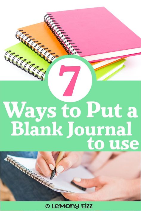 Ways to Use a Blank Notebook. Read this post to see 7 creative ways to use a blank notebook. Creative journaling, bullet journals, track your habits, plan your life. There are so many creative ways to use a blank notebook or journal. #bulletjournal #notebooks #journalideas. Ways To Use A Notebook, Ways To Use Notebooks, Journal Lists, Bullet Journal How To Start A, Unique Journals, Kids Schedule, Blank Notebook, Pocket Planner, Blank Journal