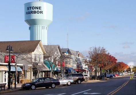 Main Street New Jersey: Stone Harbor district changes with the ... Cape May Beach, Nj Shore, Shore House, Stone Harbor, Bar And Restaurant, Beach Background, Business District, Cape May, Jersey Shore