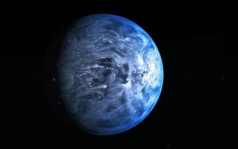 Hubble telescope spots blue planet Hd 189733b, Dark Planet, Sagittarius Constellation, Hubble Telescope, Gas Giant, Hubble Space, Alien Planet, Solar Flare, Hubble Space Telescope