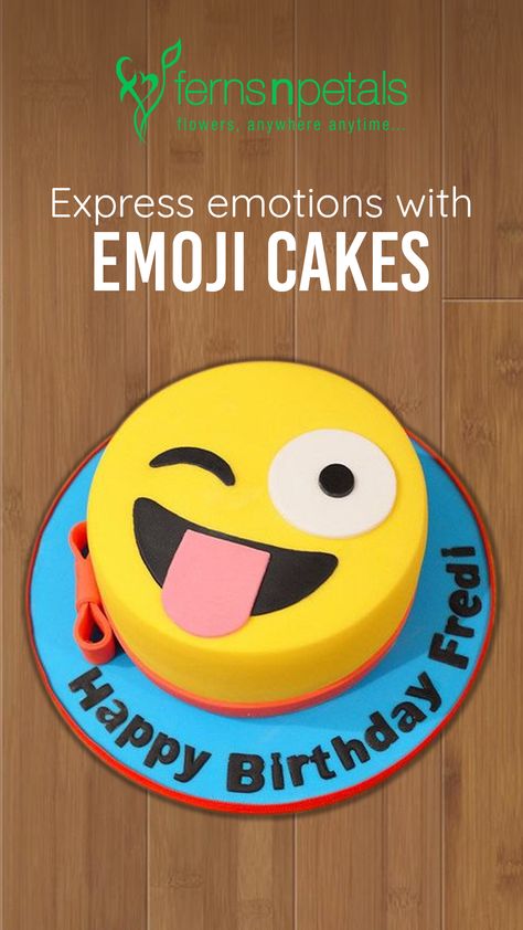 #Emojis #WorldEmojiDay #EmojiCakes #Cakes Emoji Cakes, Smile Cake, Wink Emoji, Emoji Birthday Cake, Emoji Party Ideas, Rodjendanske Torte, Emoji Cake, Emoji Birthday Party, Birthday Cake With Photo