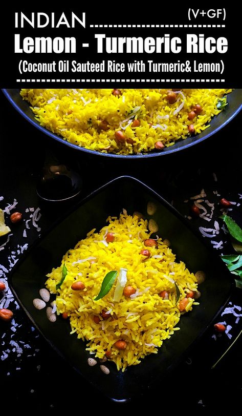 Indian Lemon Turmeric Rice Recipe: #lemonrice #coconutrice #indianrecipes #turmericrice #indianside #weeknightdinner #friedrice #coconutoilrecipes #weeknightmeals Fantasy Restaurant, Turmeric Rice Recipe, Season Rice, Homemade Edibles, Bbq Inspiration, Turmeric Rice, Glutenfree Recipe, Indian Rice Recipes, Saffron Threads