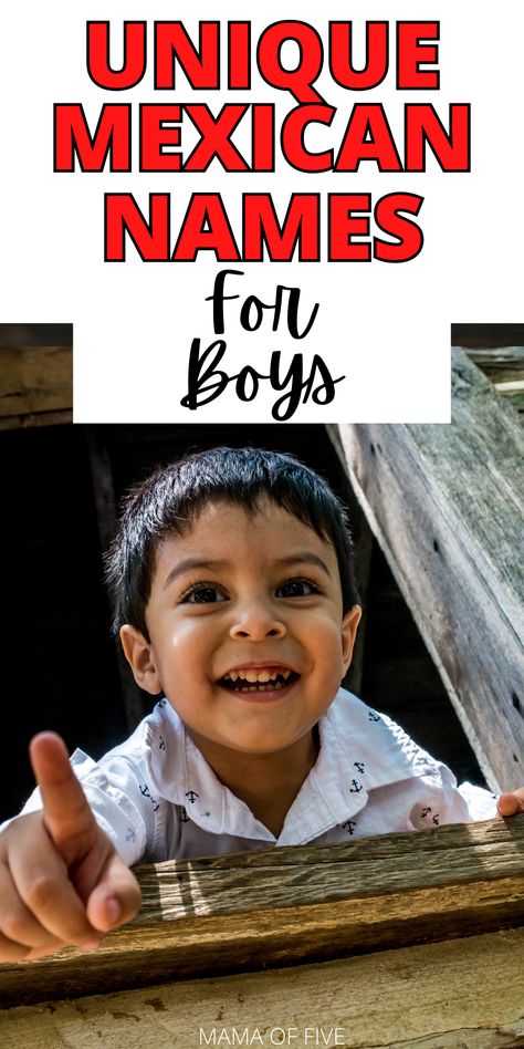 Check out this massive list of Mexican Baby Boy Names! These are some of the top names from Mexico that are cute and unique. These are some of the best and most popular names, too. Choose an authentic Mexican name!#mexican #latinonames #babyboynames #names2020 Baby Boy Names Mexican, Bilingual Names, Latino Names, Mexican Boy Names, Mexican Baby Boy, African American Baby Names, Mexican Girl Names, Boy Names Spanish, Mexican Baby Names