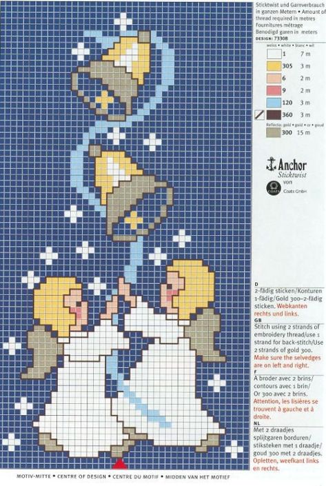 Christmas Cross Stitch Patterns Free, Cross Stitch Christmas Cards, Cross Stitch Angels, Xmas Cross Stitch, Cross Stitch Christmas Ornaments, Pola Kristik, Stitch And Angel, Cross Stitch Bookmarks, Cross Stitch Cards