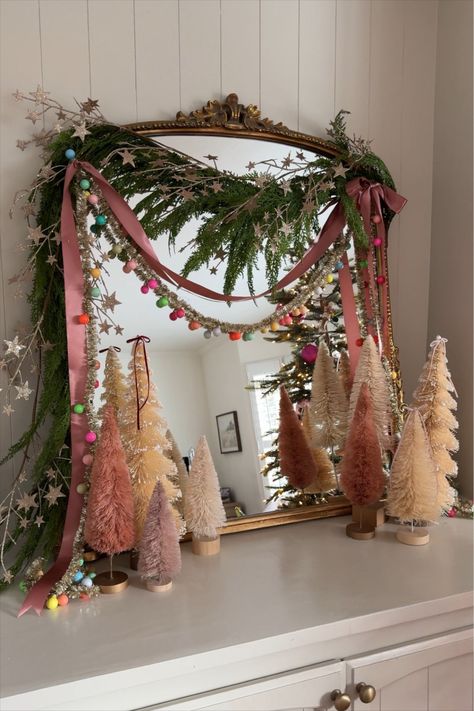 Good Cheer Bauble Ornament Tinsel … curated on LTK Diy Tinsel Garland, Dreamy Christmas Aesthetic, Vintage Christmas Tree Tinsel, Ribbon Home Decor, How To Use Tinsel Garland, Tinsel Christmas Decorations, Christmas Streamer Decorations, Tinsel Garland Decorating Ideas, January Window Display Ideas